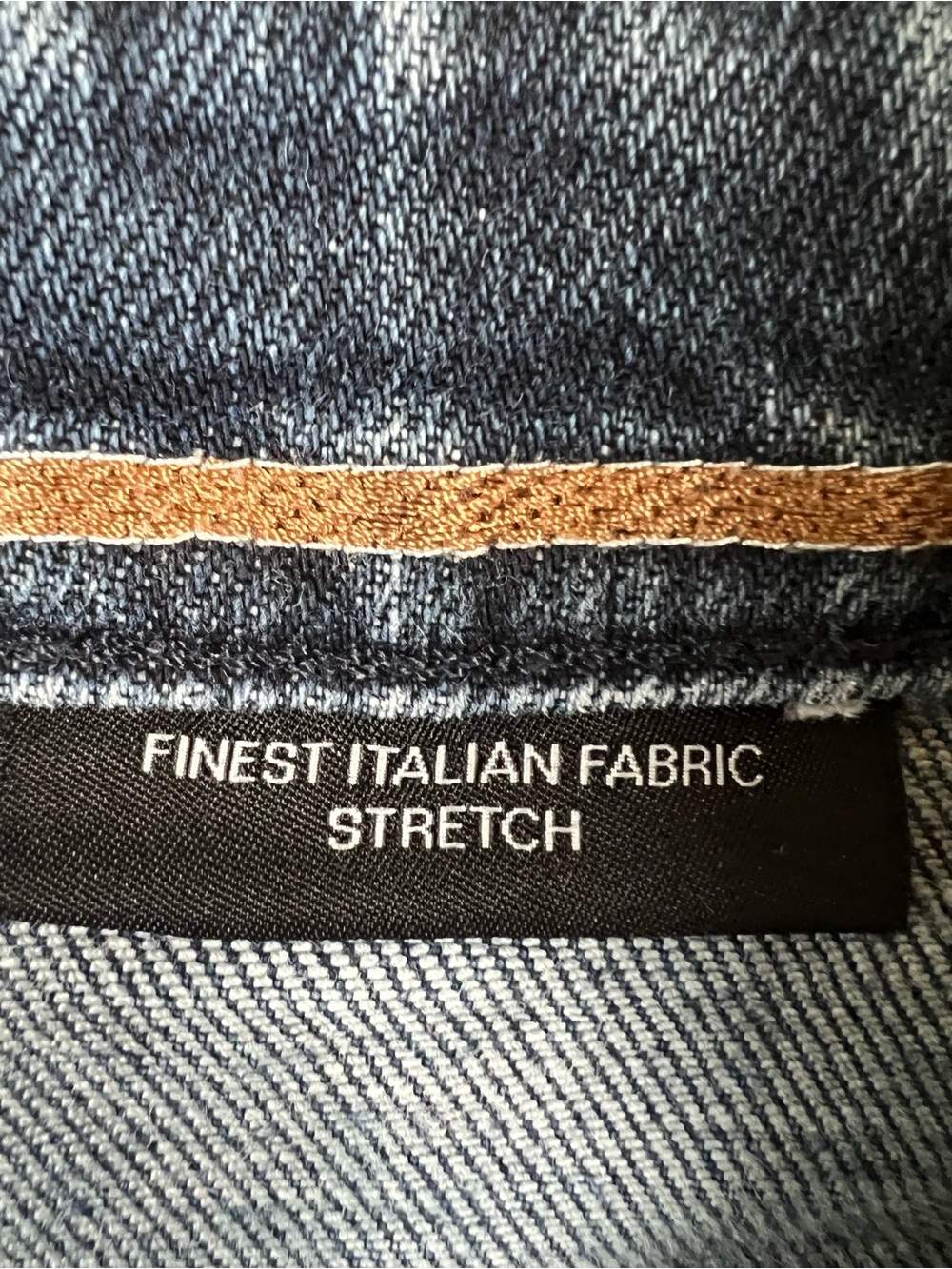 BOSS Hugo Boss Candiani Italian Stretch Straight Leg Blue Jeans 36x32 - Picture 8 of 15